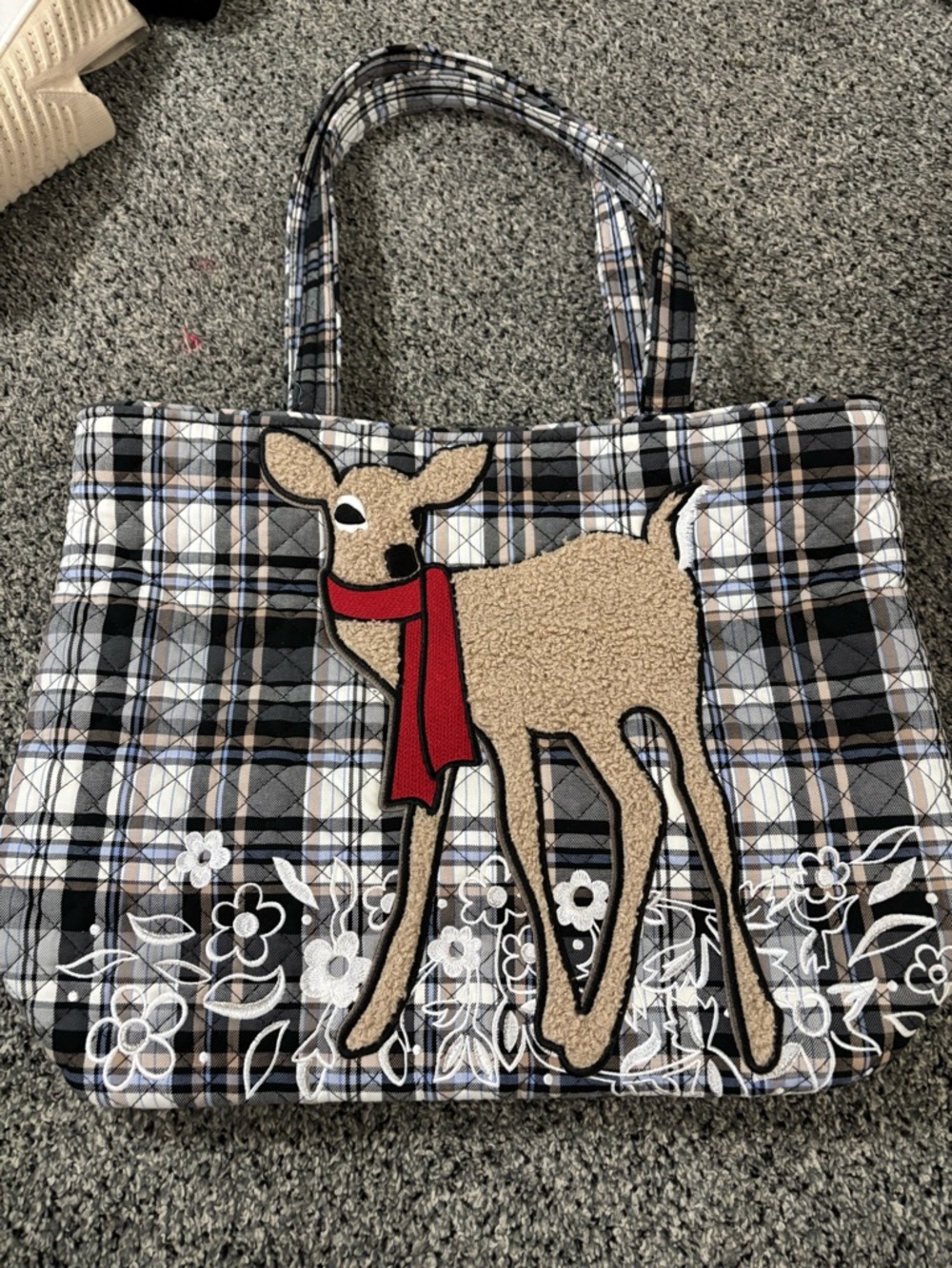 Vera Bradley large Vera tote with deer